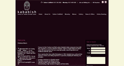 Desktop Screenshot of kababish.co.uk